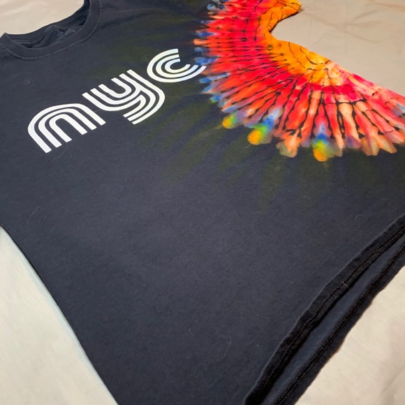 NYC shirt with a reverse tiedye - Picture 2 of 6